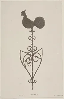 St Stephen Prints: Weather vane from St Stephen, Coleman Street, London, c1850. Artist: JS Gardener