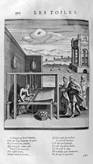Jaspar De Isaac Gallery: Weaver, 1615. Artist: Leonard Gaultier