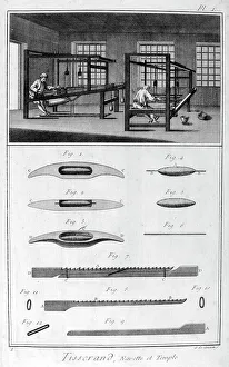 Weavers, 1751-1777. Artist: Denis Diderot