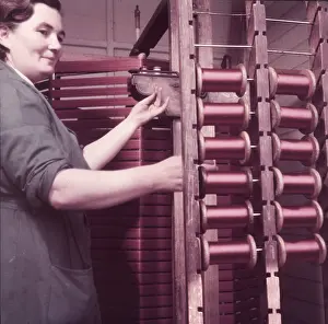 Cotton Reel Prints: Weaving velvet for the coronation robe