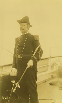 Alfred Lee Broadbent Prints: Webber, a naval officer or ship captain