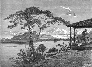 Islands Prints: Webster and Sivosima Islands, viewed from Kanasawa; A European Sojourn in Japan