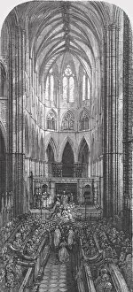 Westminster Abbey Collection: A Wedding at the Abbey, 1872. Creator: Gustave Doré