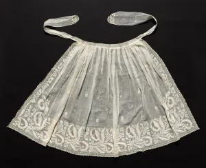 Early 19th Century Prints: Wedding Apron, c. 1830s. Creator: Unknown