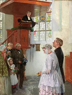 Parson Prints: The Wedding, c1900. Creator: Gari Melchers