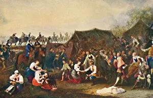 Rugendas Prints: A Wedding in Camp, c1850, (1903). Artist: Johann Moritz Rugendas