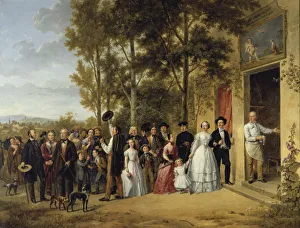 Adoring Prints: A Wedding in the Coeur Volant Chapel in Marly about 1850 (19th century)
