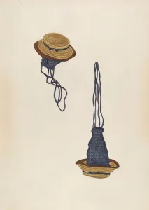 Duncan Ellen Prints: Wedding Coin Purse, c. 1937. Creator: Ellen Duncan