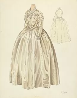 Ladieswear Gallery: Wedding Dress, 1935 / 1942. Creator: Lee Hager