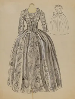 Concha Margaret Prints: Wedding Dress, 1935 / 1942. Creator: Margaret Concha