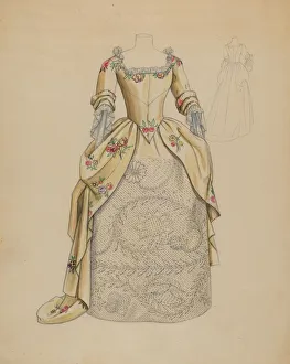 Wedding Collection: Wedding Dress, c. 1936. Creator: Jean Peszel