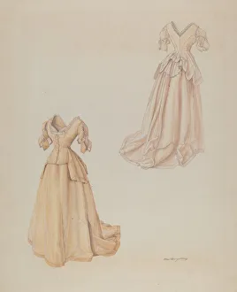 Hans Mangelsdorf Prints: Wedding Dress, c. 1938. Creator: Hans Mangelsdorf