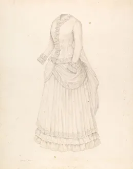 Crimi Nancy Prints: Wedding Dress, c. 1939. Creator: Nancy Crimi