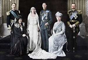 Elizabeth Angela Margu Collection: The wedding of the Duke of York and Lady Elizabeth Bowes-Lyon, 1923