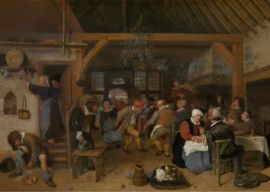 Jan Havickszoon Steen Prints: The Wedding Feast. Creator: Jan Steen