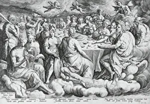 Gheyn Jacques De Ii Prints: The Wedding Feast of Peleus and Thetis, 1589. Creator: Jacques de Gheyn II