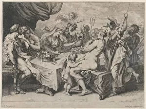 Diana Collection: The Wedding Feast of Peleus and Thetis, 1636-79. Creator: Frans van den Wyngaerde