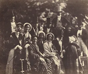 Wedding Guest Prints: Wedding Group, c. 1852 or 1853. Creator: Benjamin Brecknell Turner