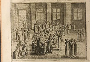 Domostroy Times Prints: The Wedding (Illustration from Travels to the Great Duke of Muscovy and the King of Persia by Adam Artist: Rothgiesser)