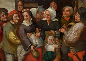 Cleve Prints: Before the Wedding Night. Creator: Cleve, Marten van, the Elder (1520-1570)