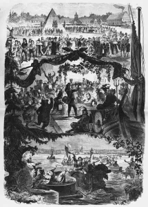 Wedding of Prince-Pope to celebrate the Peace Treaty of Nystad on 20 August 1721, 1872 Wedding of Prince-Pope to celebrate the Peace Treaty of Nystad on 20 August 1721, 1872