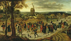 Tableau Prints: The Wedding Procession, 1623. Creator: Pieter Brueghel the Younger