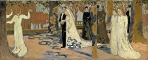 Maurice Collection: Wedding Procession, c1892-c1893. Artist: Maurice Denis