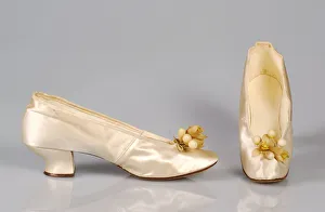Artificial Flowers Prints: Wedding slippers, American, 1886. Creator: Unknown
