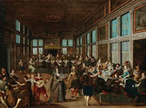 Evening Society Prints: Wedding society, 1605. Creator: Caullery, Louis, de (ca 1580-1621)