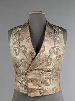 Images Dated 1st March 2021: Wedding vest, British, 1840-49. Creator: Unknown