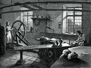 Josiah Wedgwood Collection: Wedgwood at work, (c1880). Artist: Butterworth and Heath