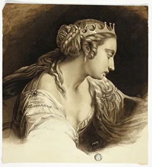 Sir John Watson Gordon Prints: Weeping Queen, n.d. Creator: John Watson-Gordon