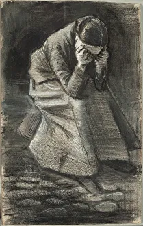 Weeping Woman, 1883. Creator: Vincent van Gogh