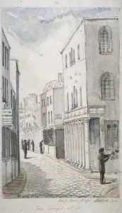 John William Prints: The Weigh House Chapel, Eastcheap, City of London, 1834. Artist