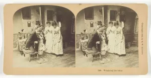 Benjamin West Kilburn Gallery: Weighing the Baby, 1892. Creator: BW Kilburn