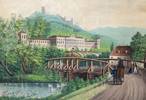 Weilburg Castle near Baden, Mid of the 19th cen Creator: Anonymous