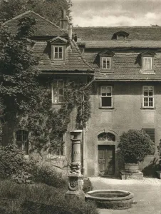 Weimar - Frau von Steins house, 1931. Artist: Kurt Hielscher Weimar - Frau von Steins house, 1931. Artist: Kurt Hielscher