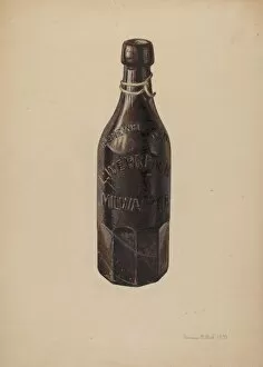 Brand Name Collection: Weiss Beer Bottle, 1939. Creator: Herman O. Stroh