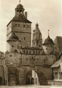 Franconia Prints: Weissenburg - Ellinger Gate, 1931. Artist: Kurt Hielscher