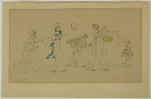 Greenaway Catherine Prints: Welcome Once Again, 1884. Creator: Catherine Greenaway