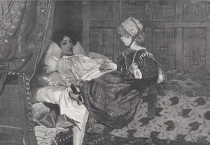 Sentimental Gallery: Always Welcome, from 'Illustrated London News', May 19, 1888