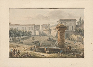 Water Amenities Prints: At the well, 2nd half 18th century. Creator: Unknown