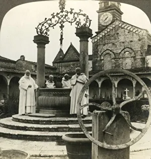 Carthusian Gallery: A Well-curb by Michael Angelo, Cortosa Monastery, near Florence, Italy, c1909. Creator: Unknown