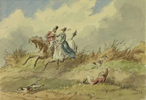 Foxhunting Collection: Well, This is a New Way of Taking a Fence-She Doesn t Seem to Take Offence Anyhow, n.d