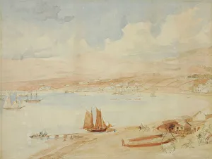 Strait Prints: Wellington Harbour, N.Z. 1841. Creator: Charles Heaphy