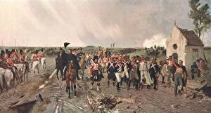 Battle Of Waterloo Gallery: Wellingtons March from Quatre Bras to Waterloo, 1815, (c1878), (c1902). Creator: Unknown