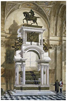 Alfred Stevens Gallery: Wellingtons Monument in St Pauls Cathedral, City of London, 1877. Artist