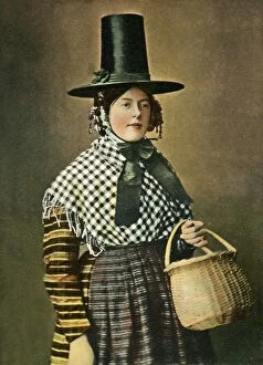 Wales Collection: A Welsh Costume, c1904. Creator: Unknown