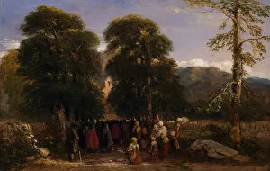 Villager Gallery: The Welsh Funeral, 1848. Creator: David Cox the elder