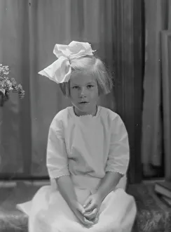 Young Girl Prints: Welsh, Miss, portrait photograph, 1916. Creator: Arnold Genthe